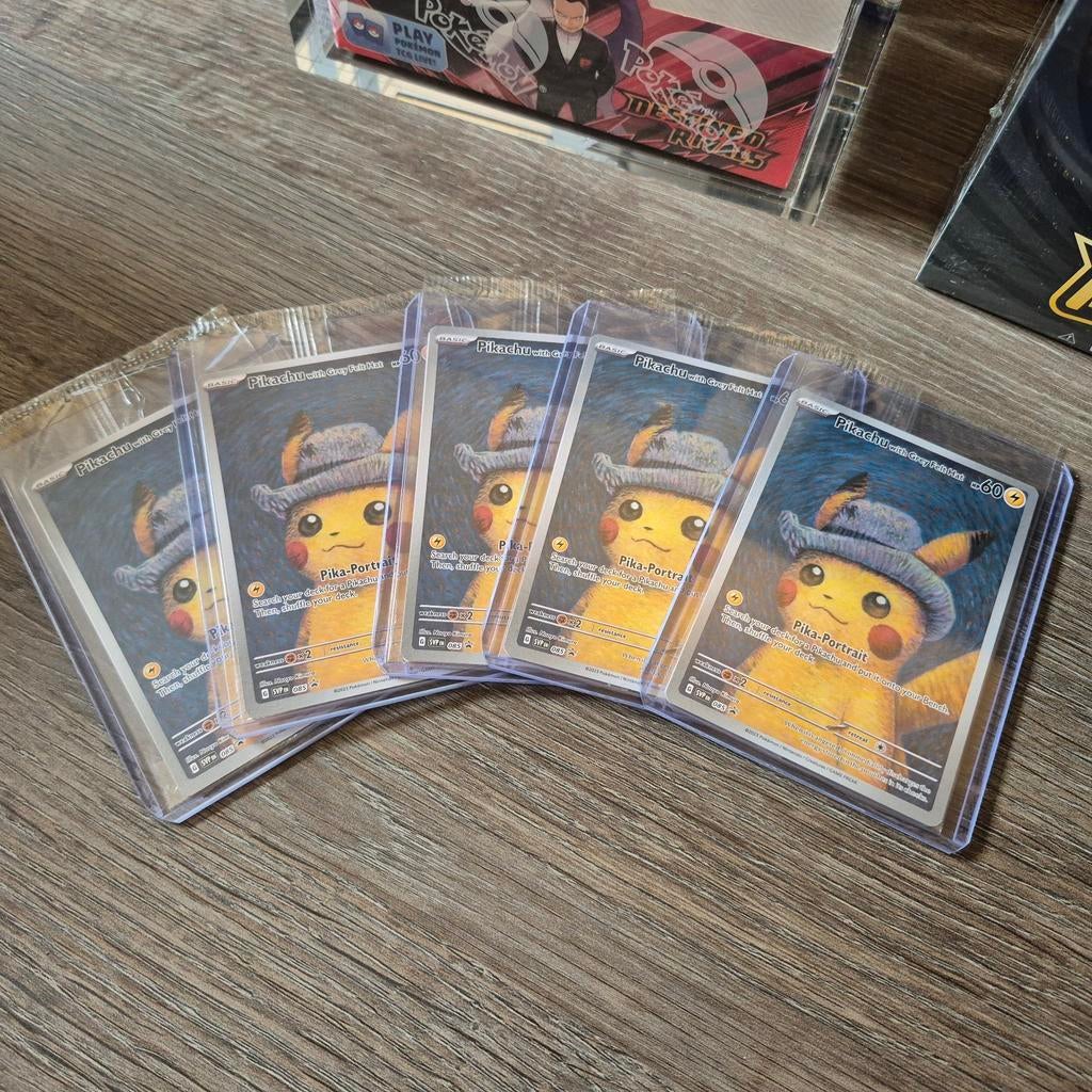 Pikachu with grey felt hat, Ophalen of Verzenden, Nieuw, Losse kaart