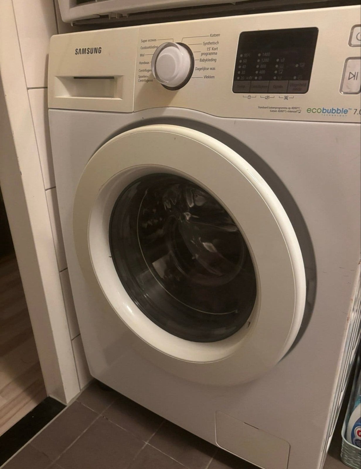 Samsung Ecobubble 7.0kg Wasmachine, Ophalen, Gebruikt, Voorlader, 85 tot 90 cm