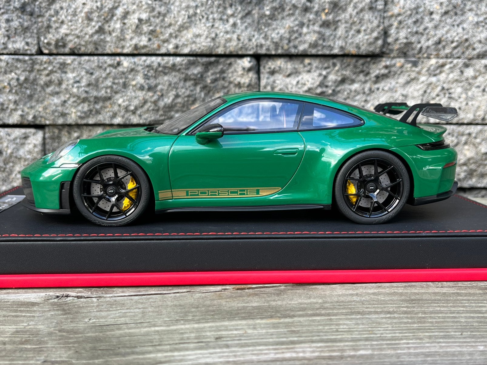 Porsche 911 (992) GT3 1/20 1:18 Ivy Merit Groen, Ophalen of Verzenden, Nieuw, Auto, Overige merken