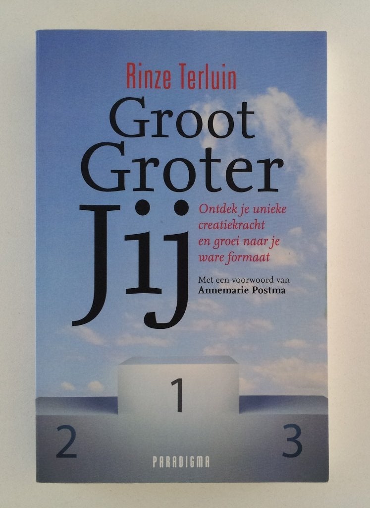Terluin, Rinze - Groot, Groter, Jij / Ontdek je unieke creat, Gelezen, Achtergrond en Informatie, Verzenden, Overige onderwerpen