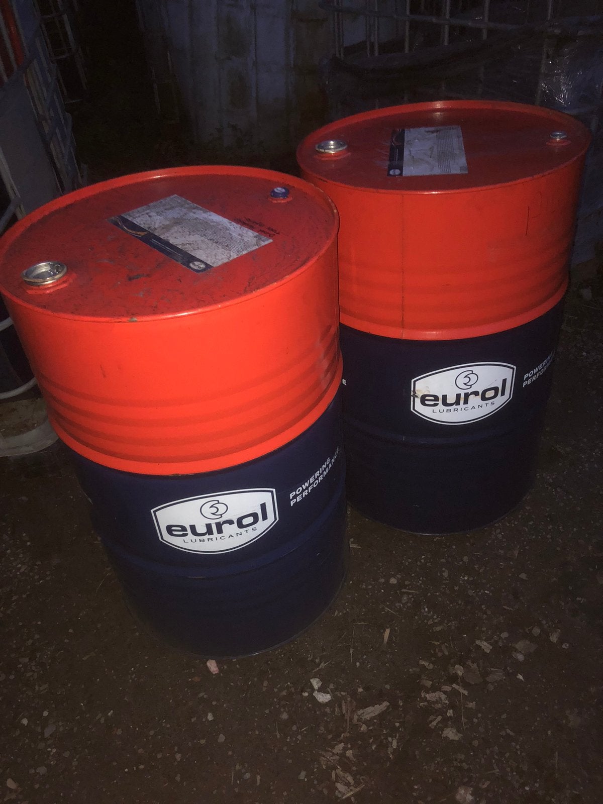 Lege olie vaten, 150 liter of meer, Ophalen of Verzenden, Zo goed als nieuw
