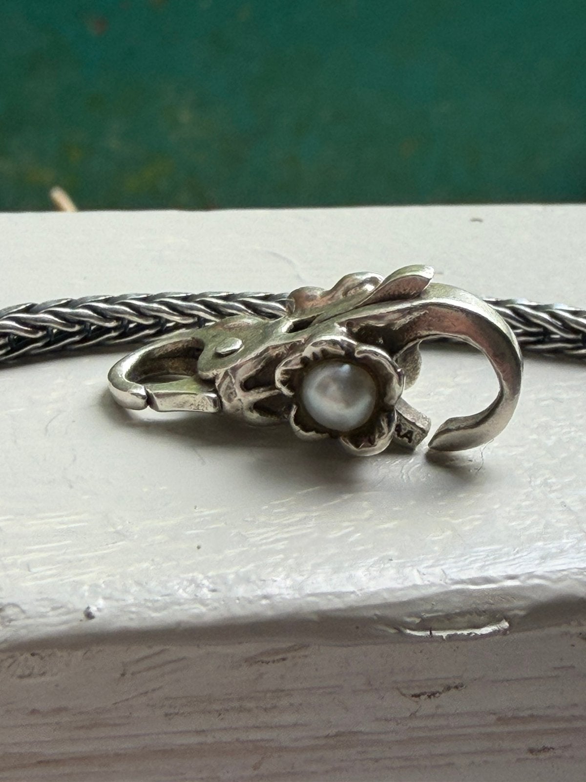 Trollbeads slot parelslot retired zgan, Ophalen of Verzenden, Zo goed als nieuw, Zilver, Trollbeads