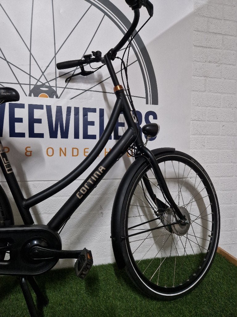 Cortina E-U1 Dames E-bike 28" 50cm N3, (Extra) lage instap, Zo goed als nieuw, 50 tot 53 cm, Ophalen
