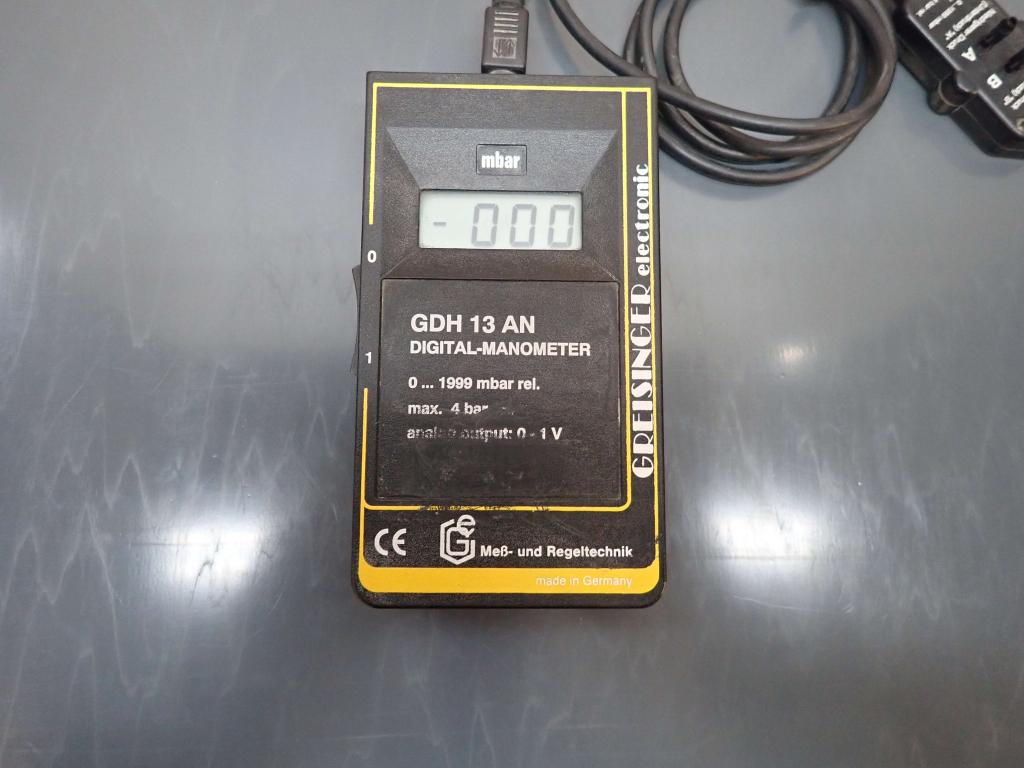Greisinger GDH 13 AN  , Digitale manometer 0 - 1999 mbar, Niet ingevuld, Gebruikt, Niet ingevuld, Ophalen of Verzenden