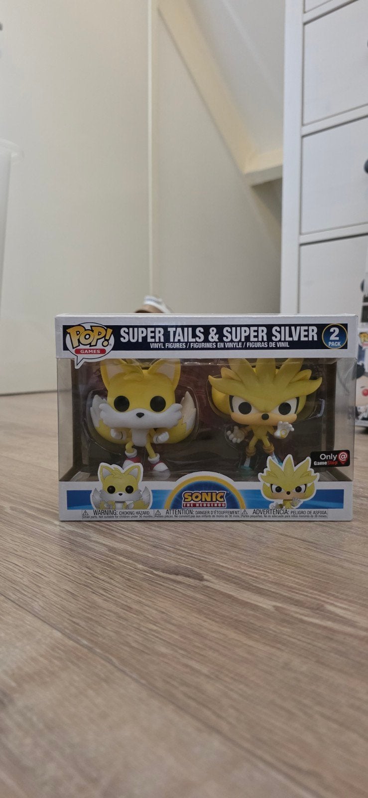 Funko Pop! Sonic the Hedgehog Super Tails & Super Silver, Ophalen of Verzenden, Nieuw