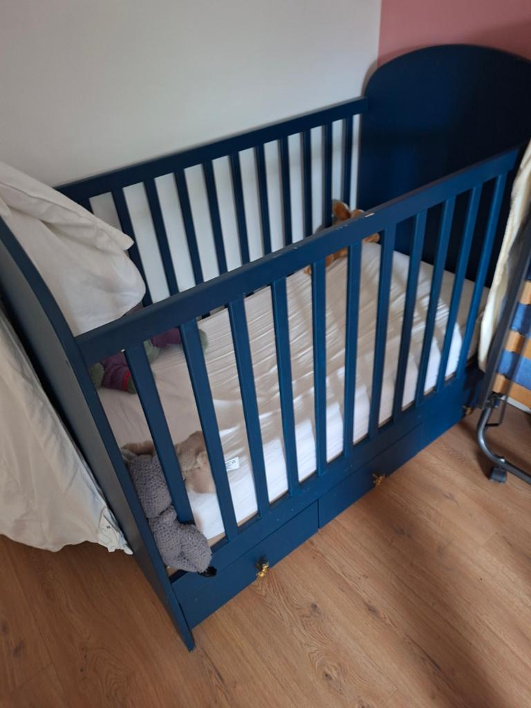Ikea Gonatt ledikant met matras, Kinderen en Baby's, Babywiegjes en Ledikanten, Ophalen, Gebruikt, Ledikant