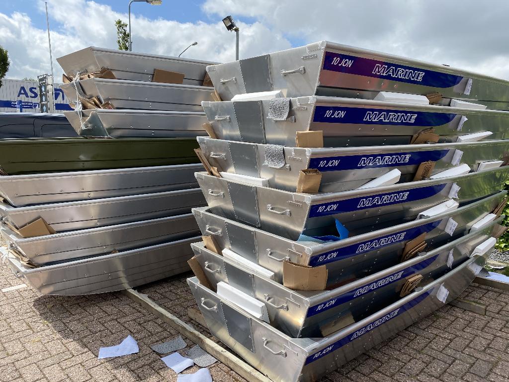 Marine Jon 10 aluminium platbodem  - Goedkoopste in Europa!, Ophalen, Nieuw, Aluminium, Benzine