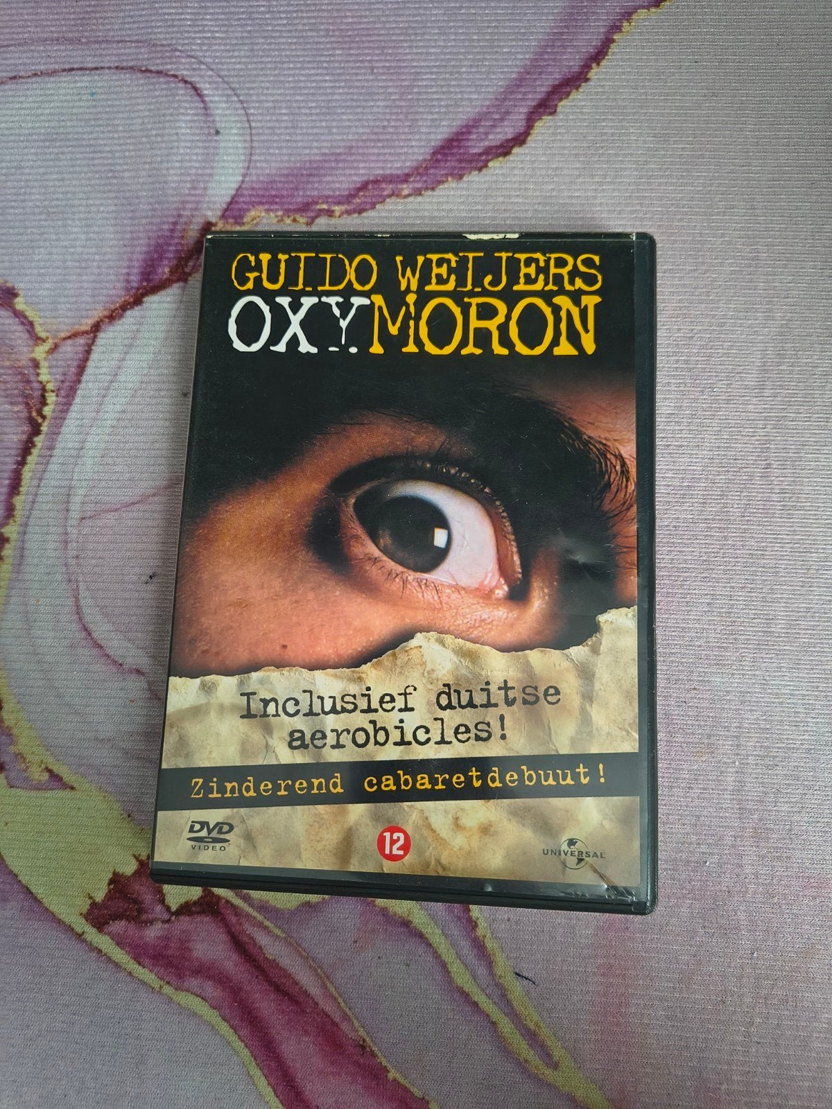 Dvd Guido Weijers Oxymoron, Stand-up of Theatershow, Gebruikt, Guido Weijers, Vanaf 12 jaar
