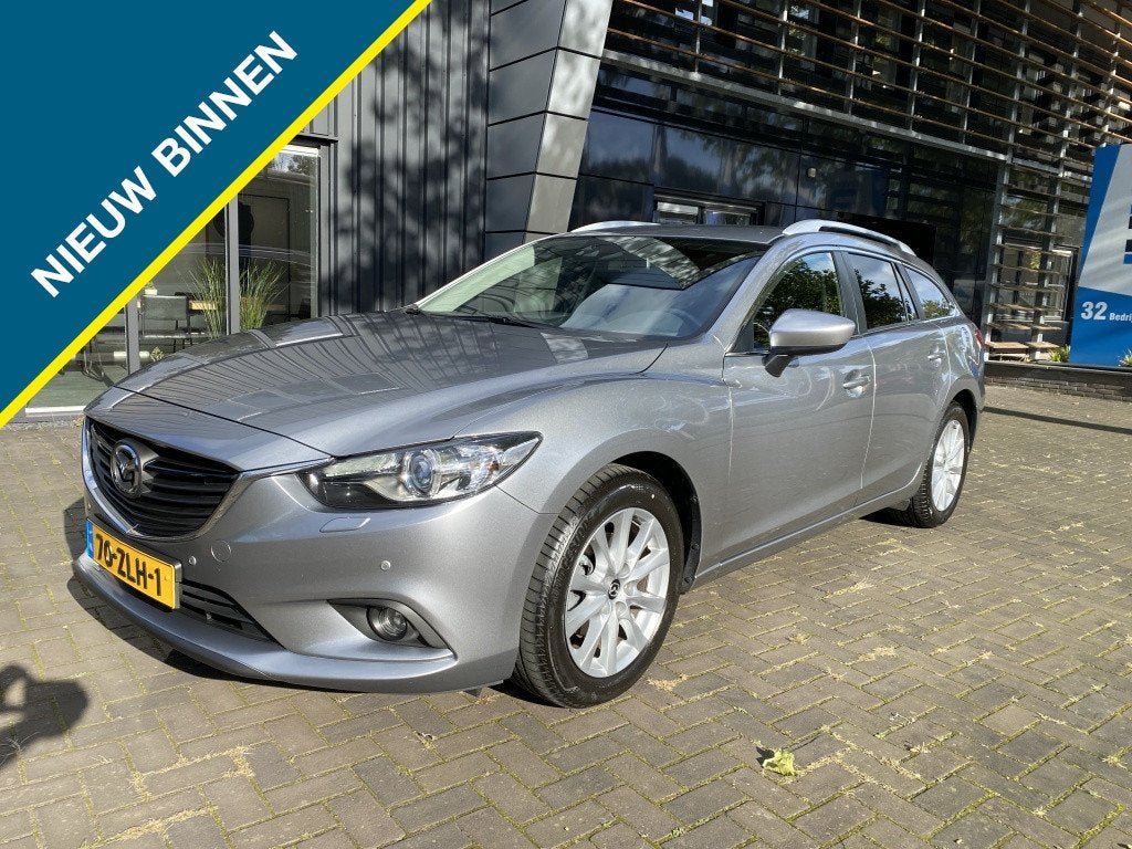 Mazda 6 Sportbreak 2.0 TS+ Lease Pack (bj 2012), Auto's, 680 kg, 6 sportbreak, Origineel Nederlands, Handgeschakeld