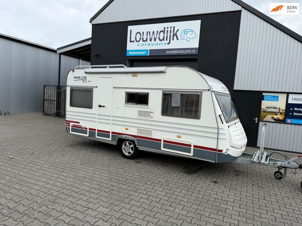 HOME CAR Racer 44 UD ’00 (Vastbed, Rondzit), Caravans en Kamperen, Home-car, Vast bed, Rondzit, Bedrijf
