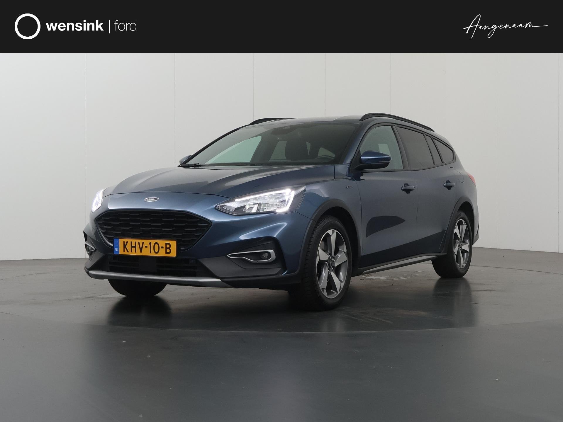 Ford Focus Wagon 1.0 EcoBoost Hybrid Active | Navigatie | Wi, Auto's, Ford, Gebruikt, Blauw, 1324 kg, 3 cilinders