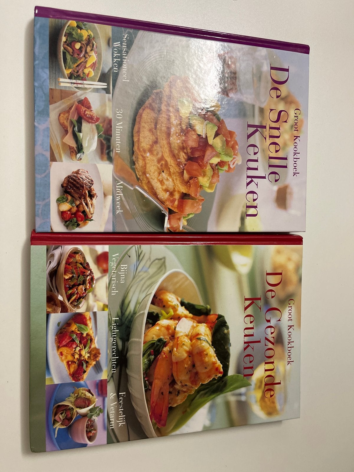 Groot Kookboek: De Snelle Keuken & De Gezonde Keuken, Hoofdgerechten, Ophalen of Verzenden, Zo goed als nieuw, Gezond koken