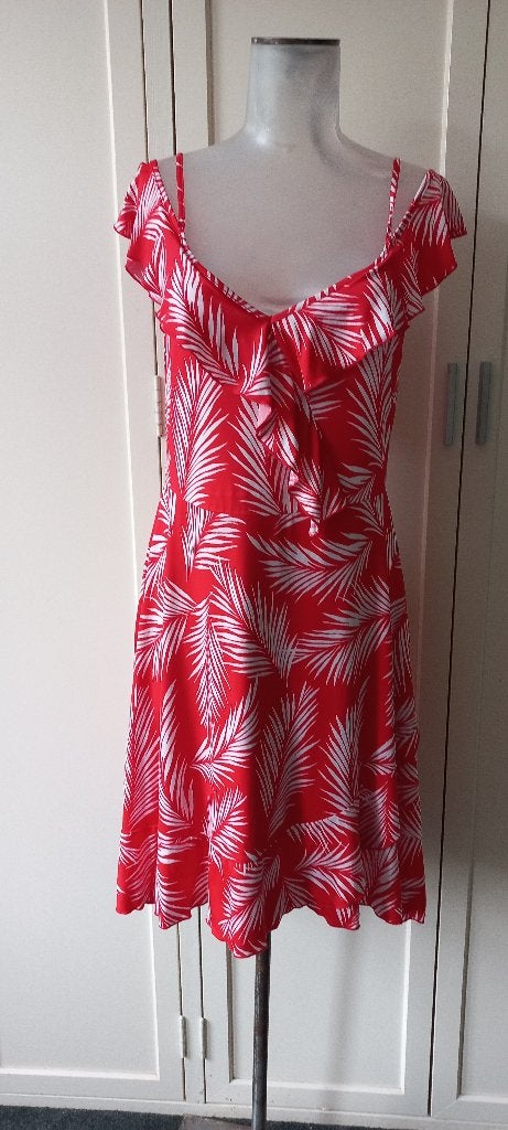 Batida Greece zomerjurkje rood-wit maat 38 zgan, Kleding | Dames, Jurken, Maat 38/40 (M), Ophalen of Verzenden, Zo goed als nieuw