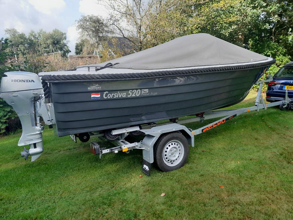 Corsiva New Age 520 met Honda 15 pk, Ophalen of Verzenden, Corsiva, Buitenboordmotor, Rondzit
