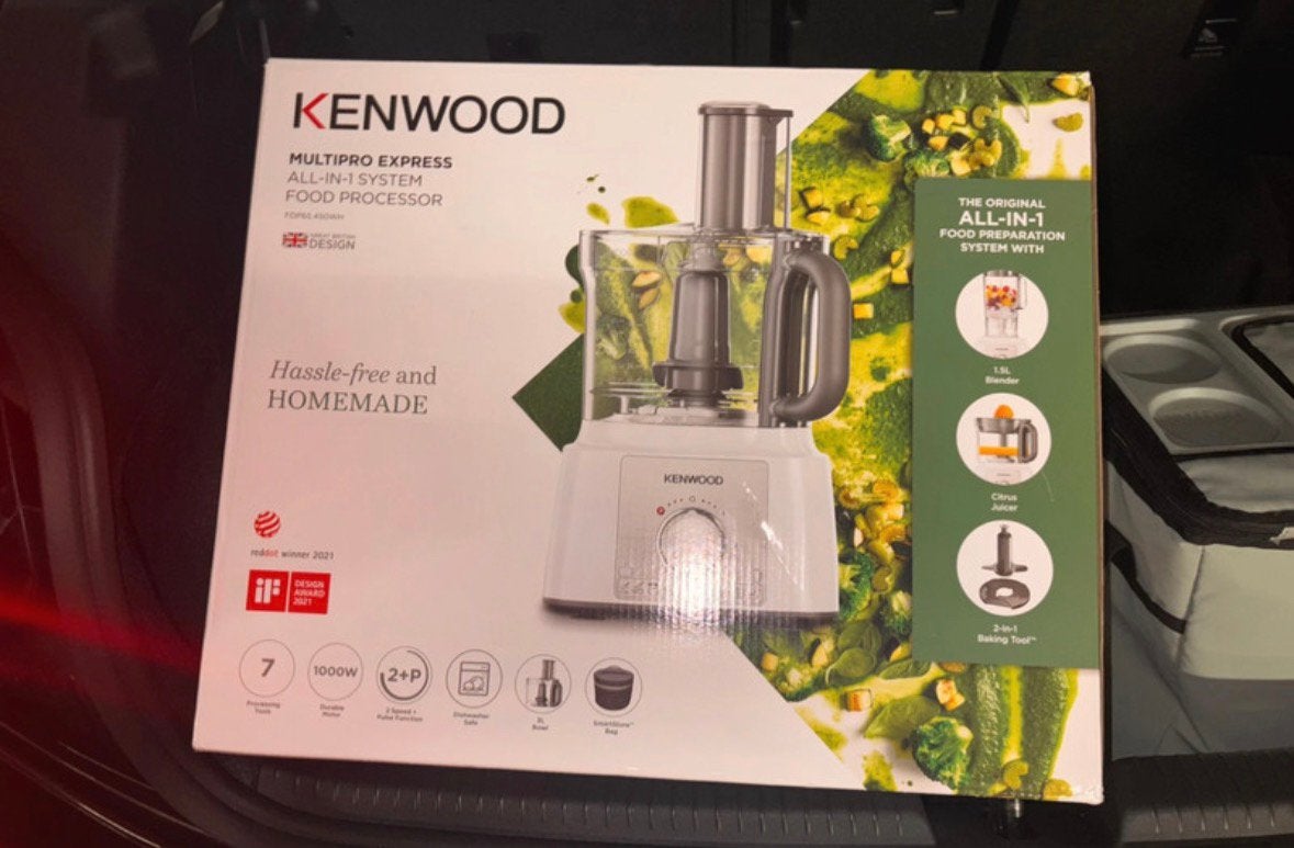 Kenwood MultiPro Express FDP65.450WH - 3 Liter foodprocessor, Witgoed en Apparatuur, Keukenmixers, Nieuw, Ophalen of Verzenden