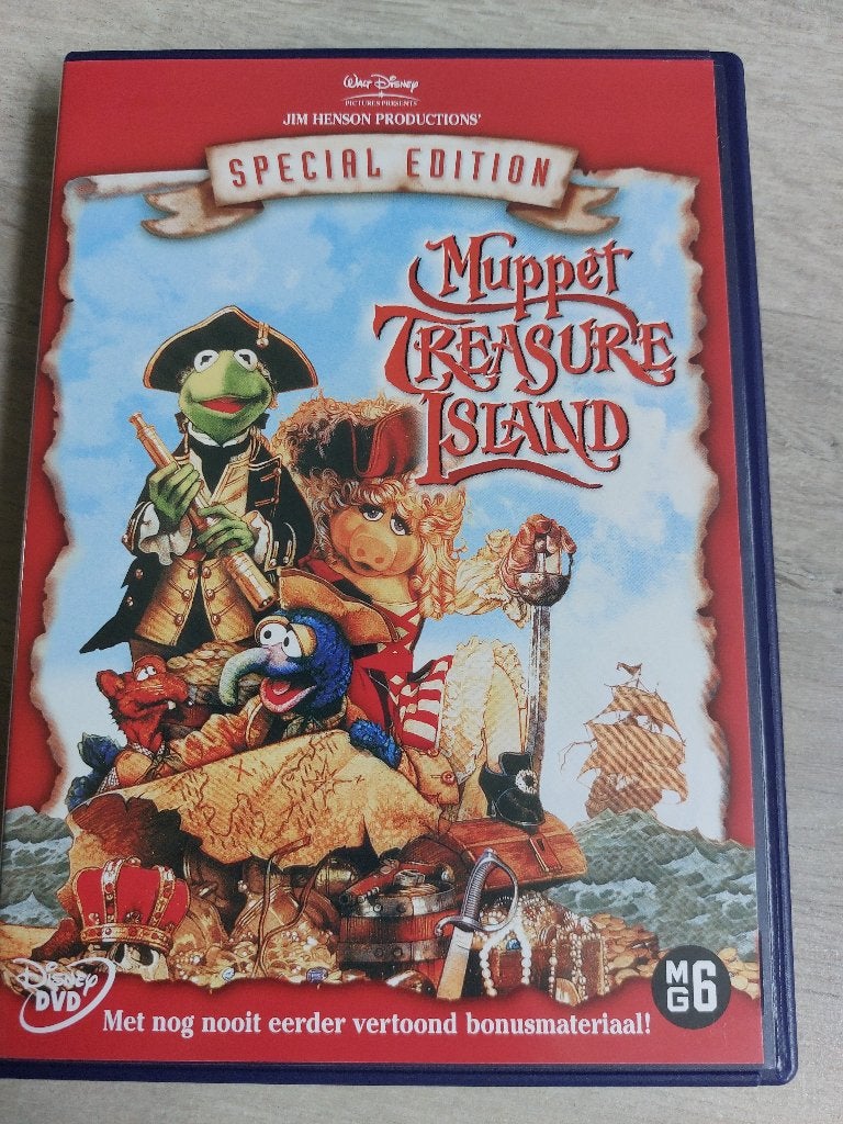 DVD Muppet Treasure Island (1996) special edition, Ophalen, Zo goed als nieuw, Engels, Nederlands