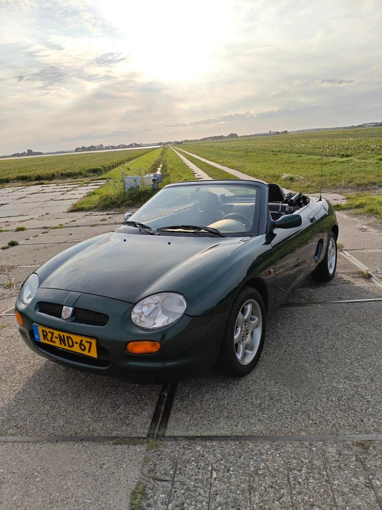 MG F 1.8 I 1997 Groen Nieuwe apk!, 1049 kg, Zwart, 4 cilinders, Cabriolet