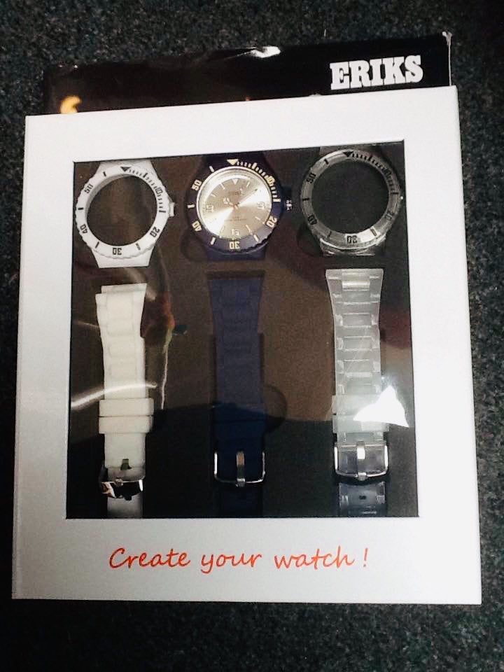 Eriks horloge verwisselbaar nw, Sieraden, Tassen en Uiterlijk, Horloges | Heren, Ophalen of Verzenden, Nieuw, Staal, Overige merken
