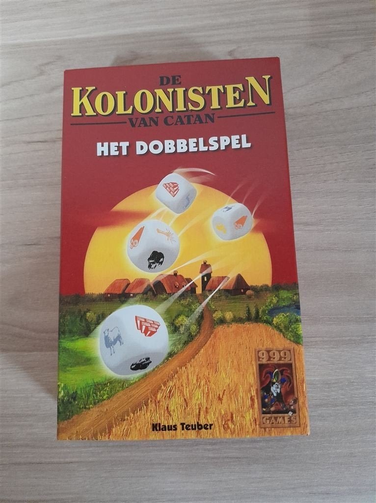 de kolonisten van catan het dobbelspel - 999 games - s1441, Verzenden, Zo goed als nieuw