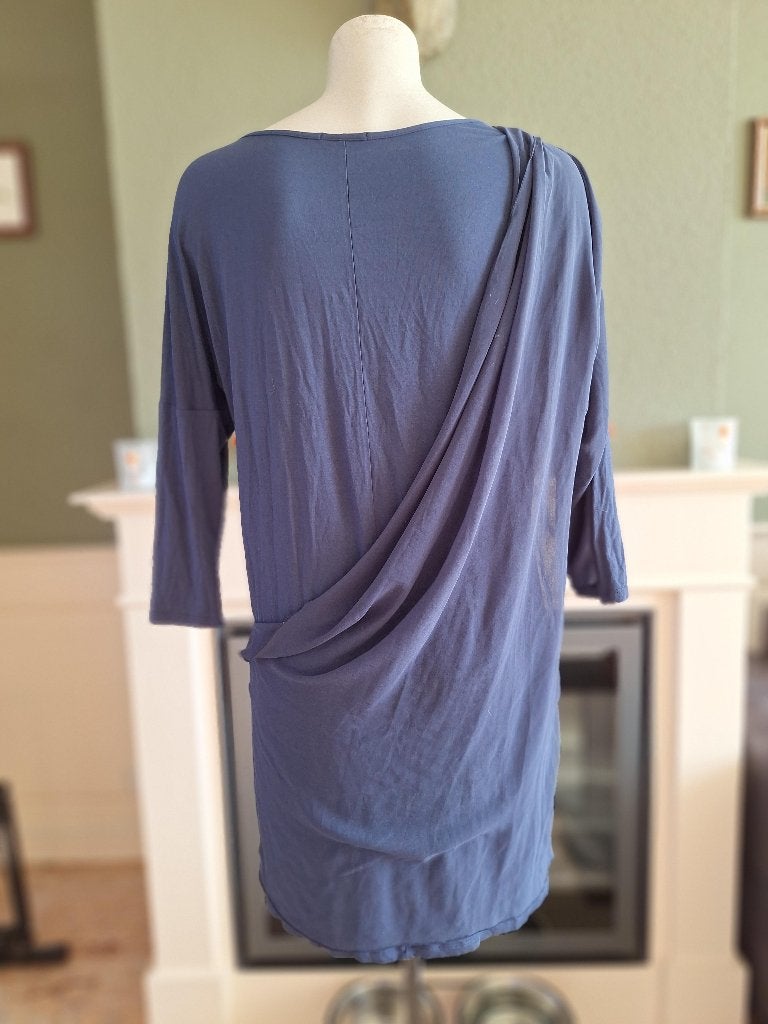 Intimissimi blauwe tuniek top M 38 mooie rug, Maat 38/40 (M), Intimissimi, Zo goed als nieuw, Lange mouw
