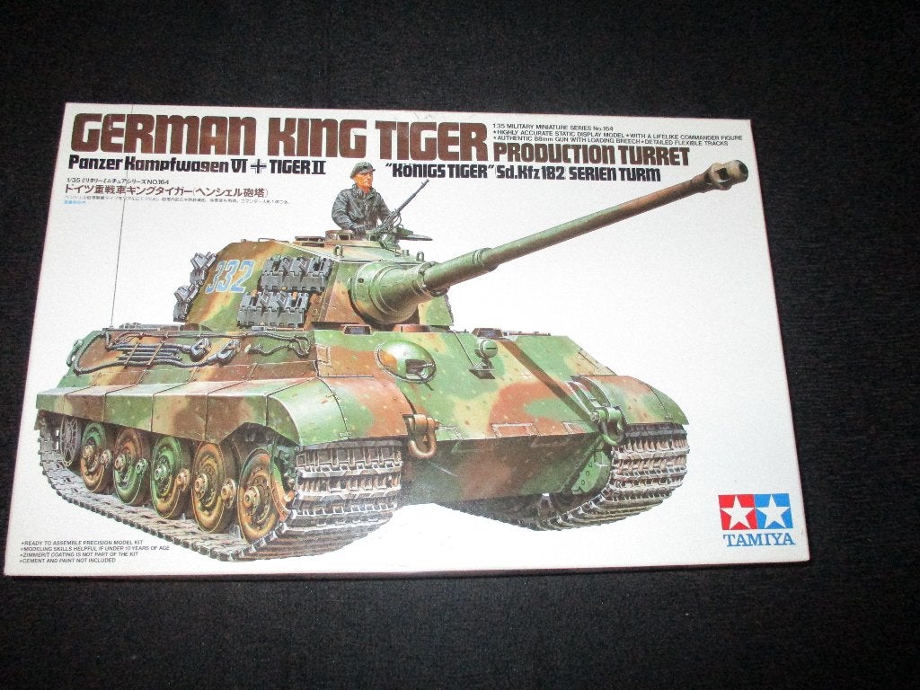 D-231,TAMIYA 1-35,NO,35164,German King Tiger Production Turr, Hobby en Vrije tijd, Overige merken, 1:32 tot 1:50, Overige typen