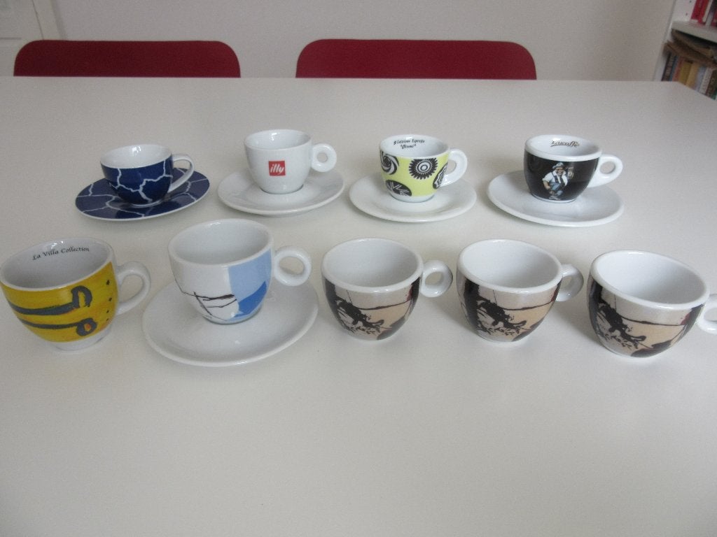 Espresso Cup Saucer Rosenthal Illy d'Ancap Lucaffe Secr.plus, Huis en Inrichting, Overige materialen, Ophalen of Verzenden, Zo goed als nieuw
