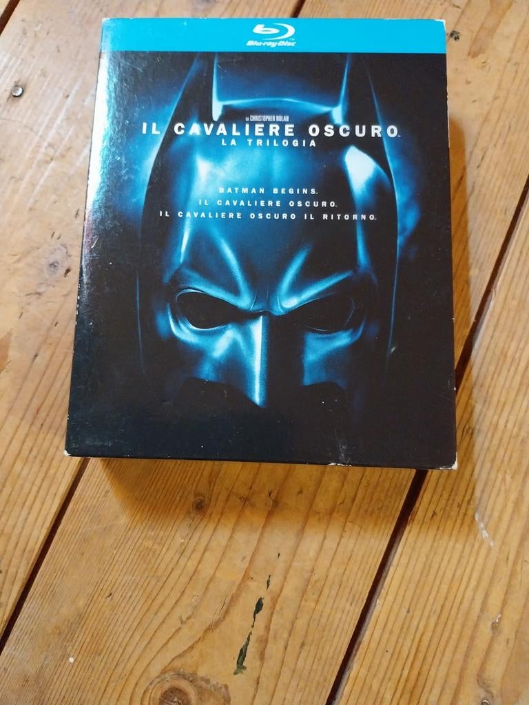The Dark Knight Trilogie Blu-ray Boxset, Ophalen of Verzenden, Gebruikt, Actie, Boxset
