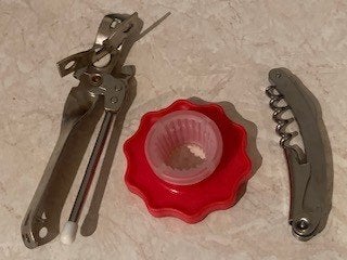 Kampeer set reis set wijn/beer plastic fles/blik opener, Overige typen, Ophalen of Verzenden, Nieuw