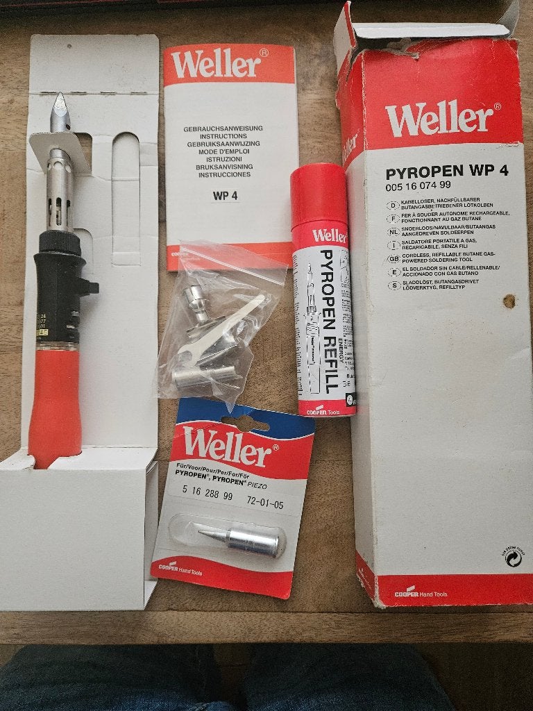 Weller WP4 gassoldeerbout nieuw, Verzenden, Nieuw
