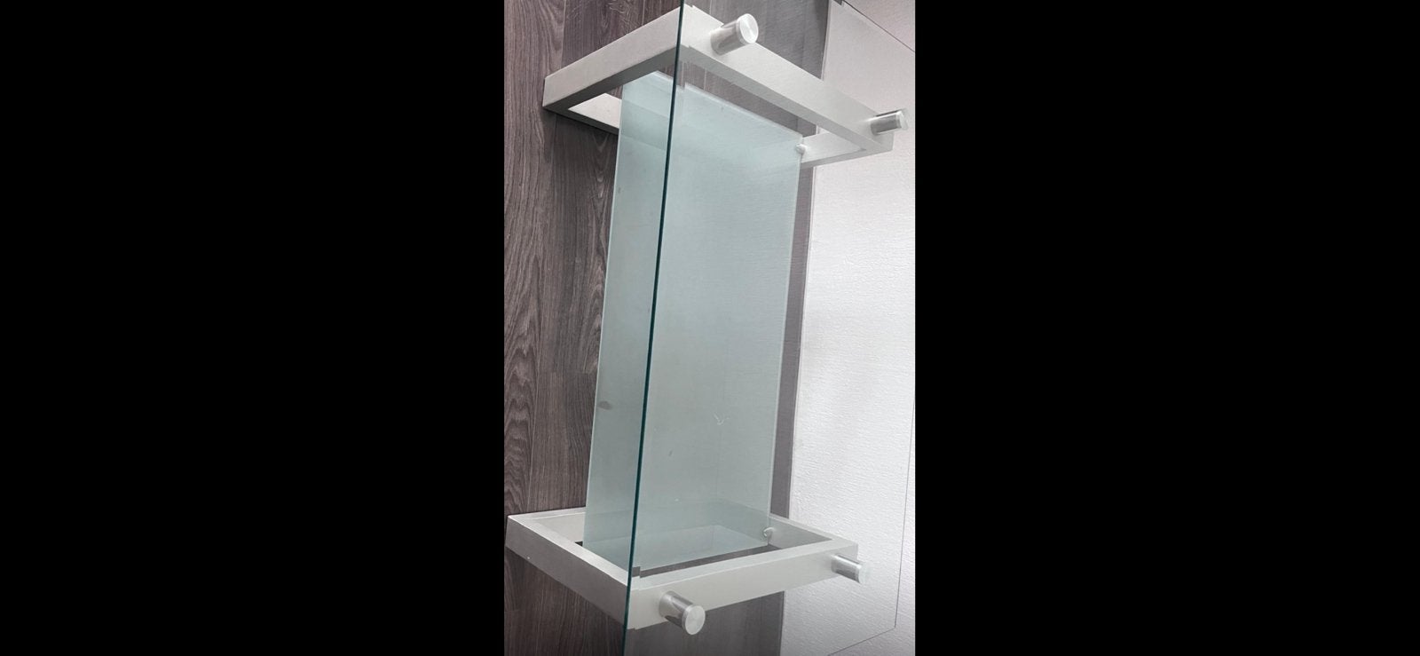 Glas tafel, Huis en Inrichting, Ophalen of Verzenden, Zo goed als nieuw