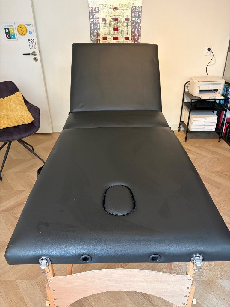 Opvouwbare Massagetafel - Zwart, Ophalen, Gebruikt, Massagetafel