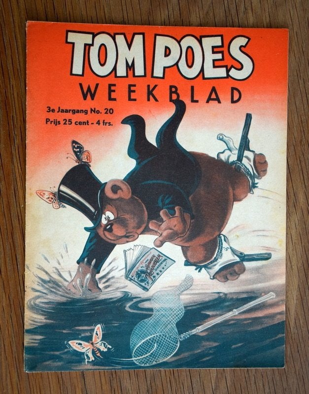 Tom Poes uit 1950 weekblad Marten Toonder Ollie B Bommel, Boeken, Stripboeken, Marten Toonder, Eén stripboek, Ophalen of Verzenden