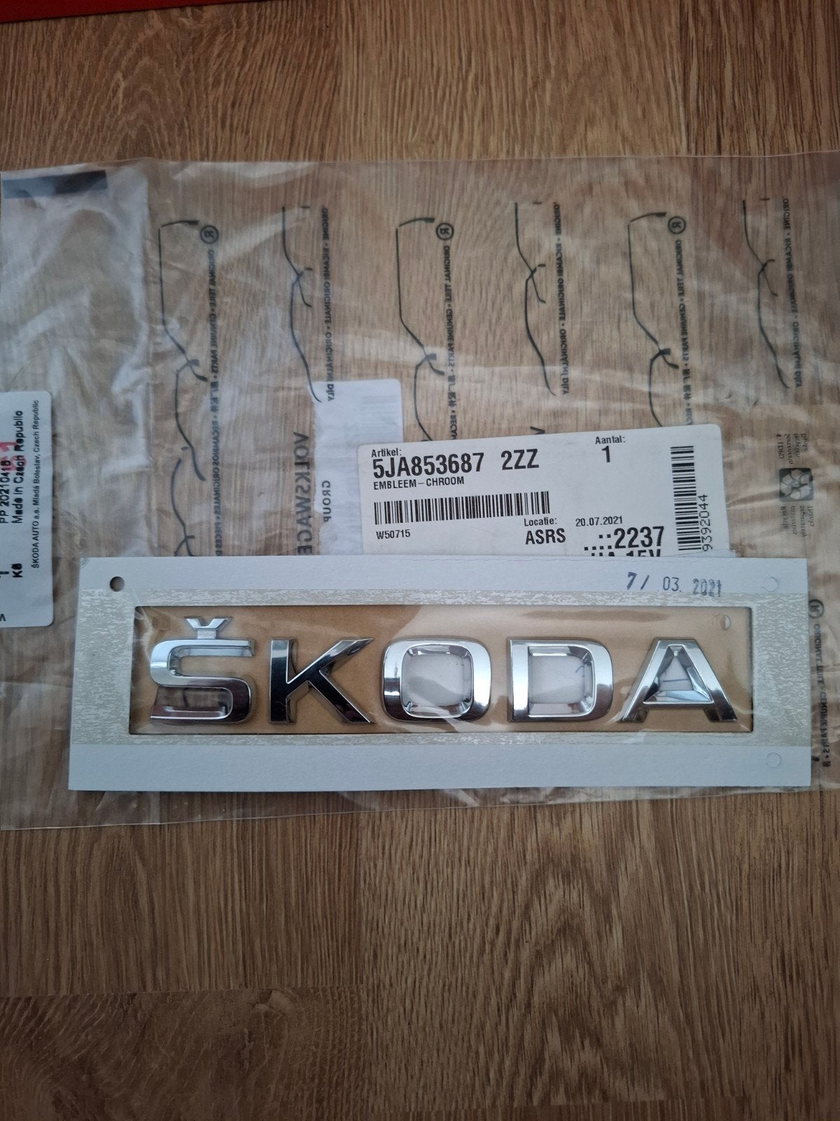 Skoda embleem diverse modellen, Auto diversen, Ophalen of Verzenden