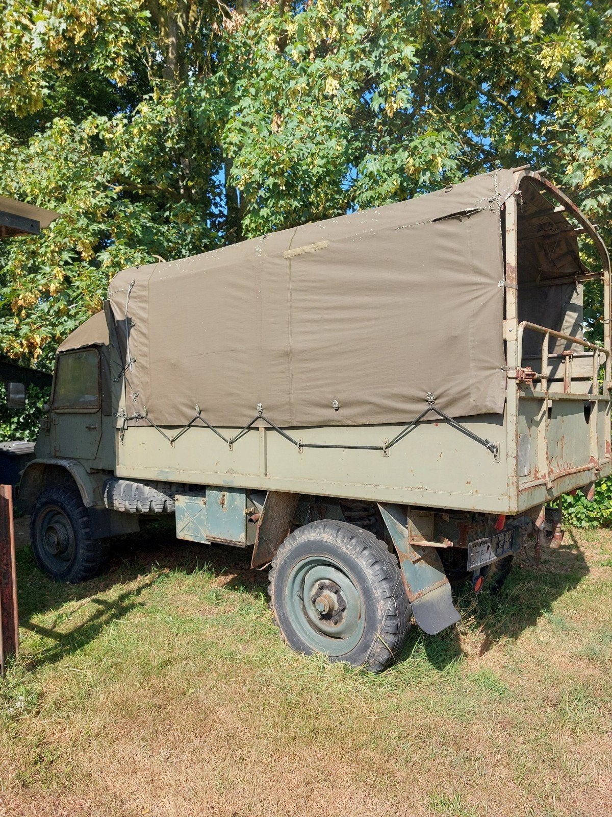 unimog 404 inruil trekker caravan camper oldtimer, foto 4