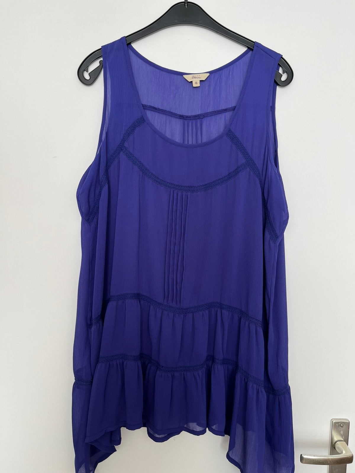 Top merk Miss Etam maat 46 kleur paars, Kleding | Dames, Grote Maten, Ophalen of Verzenden, Zo goed als nieuw, Paars, Shirt of Top