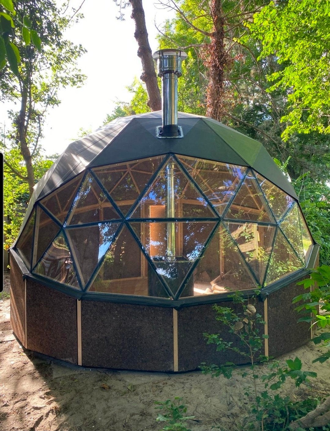 Schitterende Dome-Harvia Kachel - Yoga, Meditatie,, Ophalen