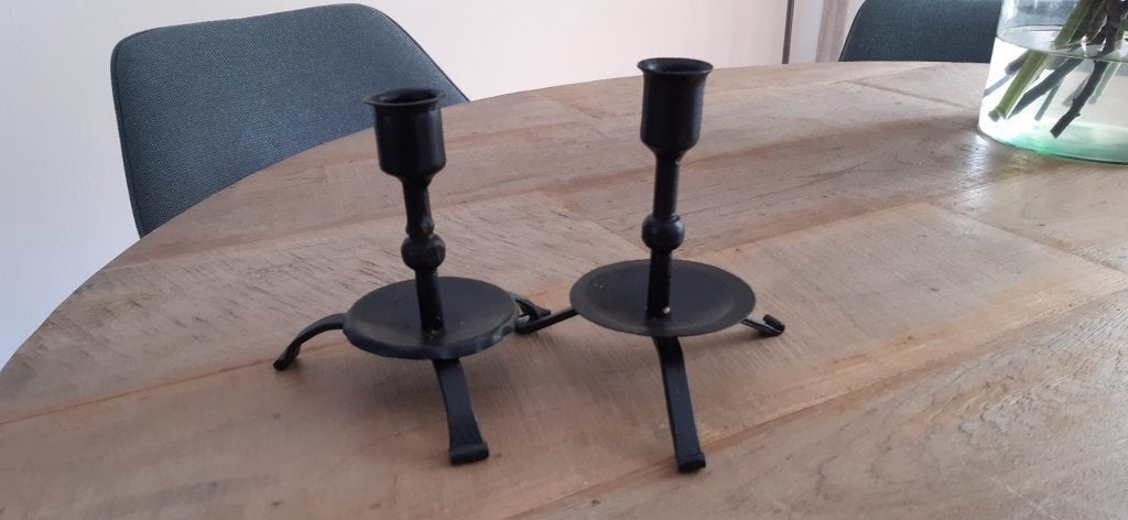 2x kaarsenstandaard, Huis en Inrichting, Woonaccessoires | Kandelaars en Kaarsen, Ophalen of Verzenden, Zo goed als nieuw, Kandelaar