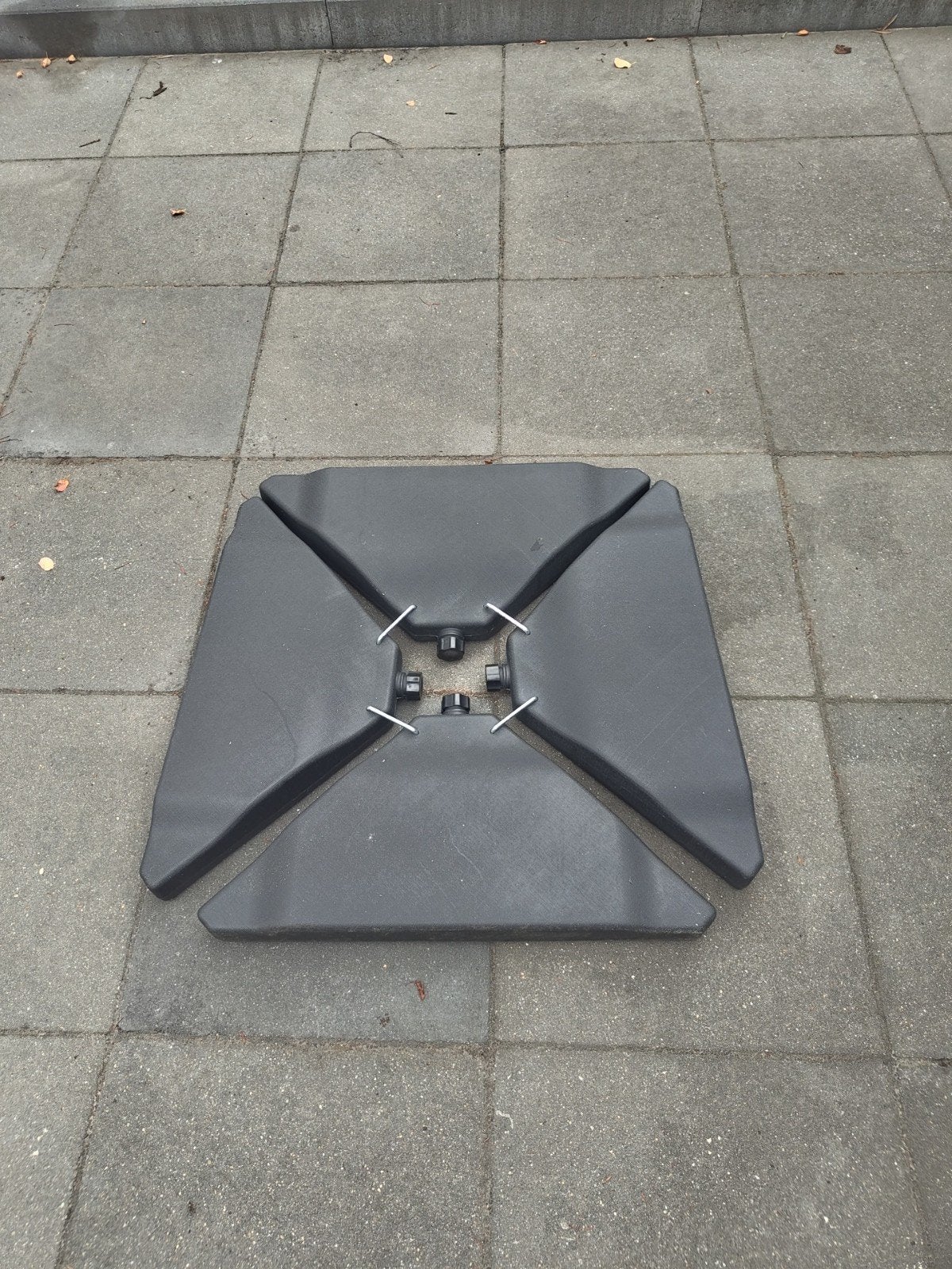 Parasolvoet voor zweefparasol - Gebruikt, Tuin en Terras, Parasols, Zo goed als nieuw, Parasolvoet, Minder dan 1 meter, Ophalen