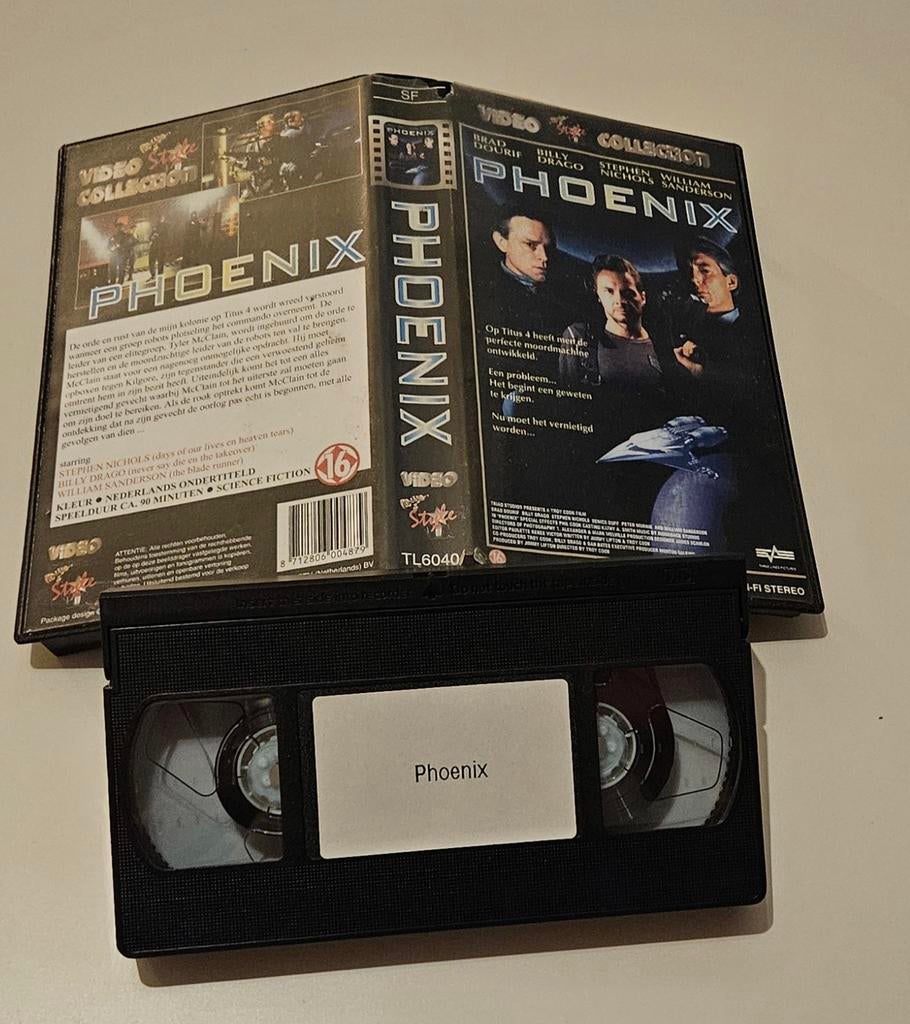 Phoenix VHS (1995) - Science Fiction Actie Film, Vanaf 16 jaar, Ophalen of Verzenden, Gebruikt, Science Fiction en Fantasy