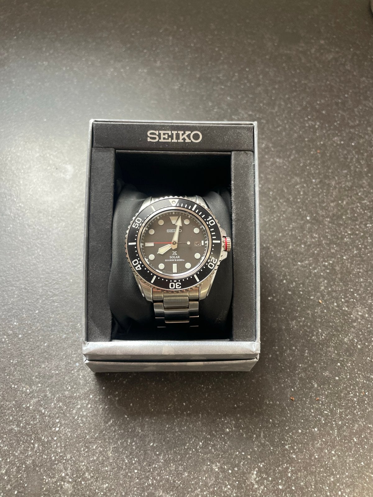 Seiko Prospex Solar Diver, Staal, Polshorloge, Ophalen of Verzenden, Zo goed als nieuw
