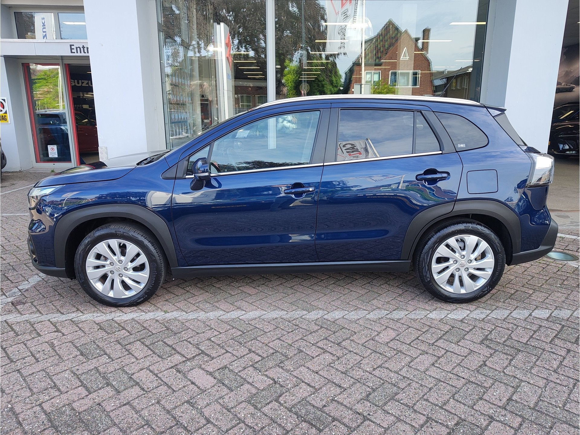 Suzuki S-Cross 1.4 BOOSTERJET SELECT SMART HYBRID Camera | S, Voorwielaandrijving, 12 maanden, Stof, Gebruikt