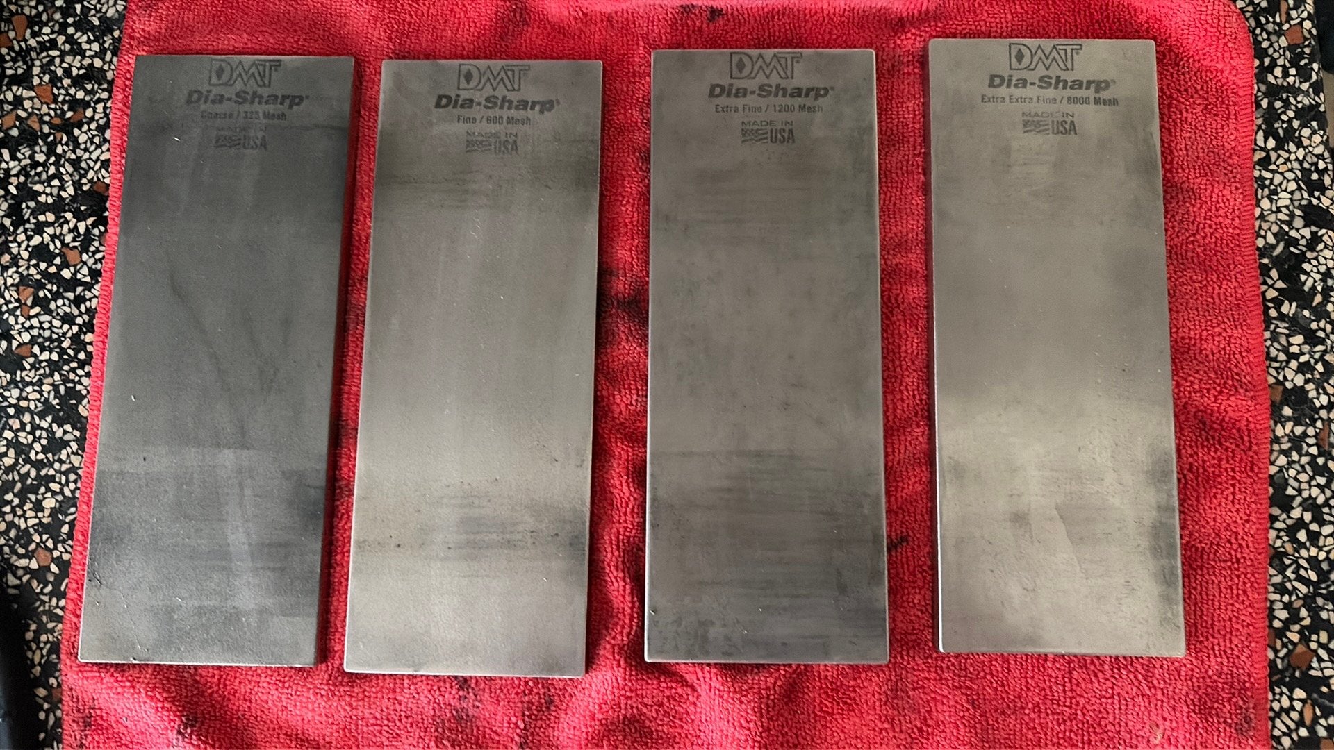DMT Dia-Sharp Diamant Slijpstenen Set, Ophalen of Verzenden, Zo goed als nieuw, Snijgereedschap, Overige merken