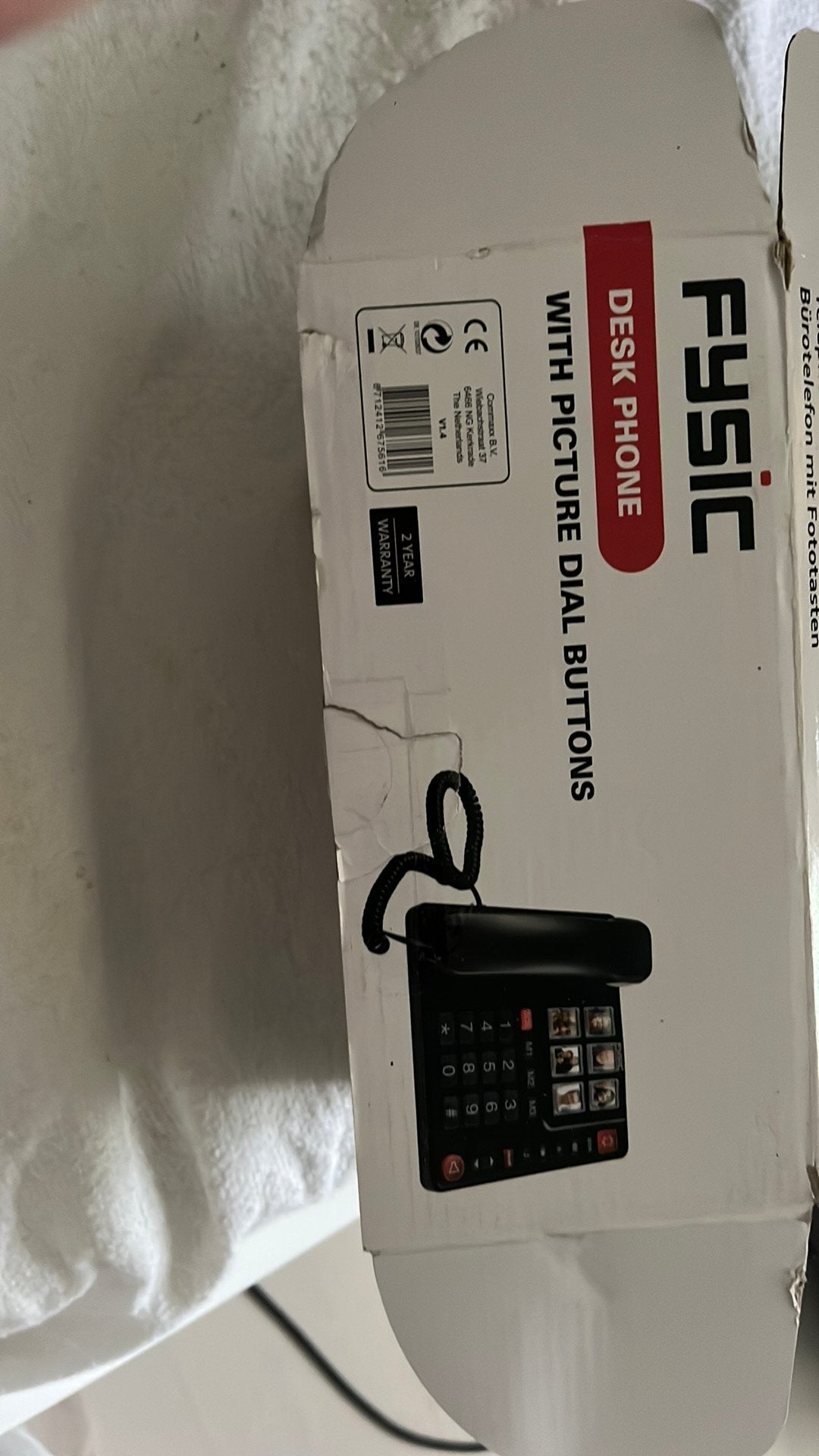 Fysic FX-3930 telefoon voor senioren/slechtzienden, Telecommunicatie, Vaste telefoons | Handsets en Draadloos, Ophalen, 1 handset