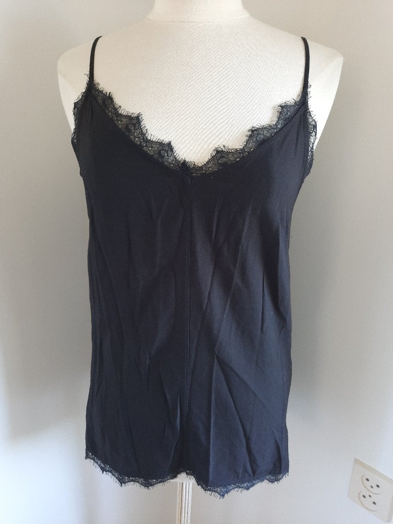 H&M top zwart maat 38 - nieuw -, Maat 38/40 (M), H&M, Zwart, Nieuw