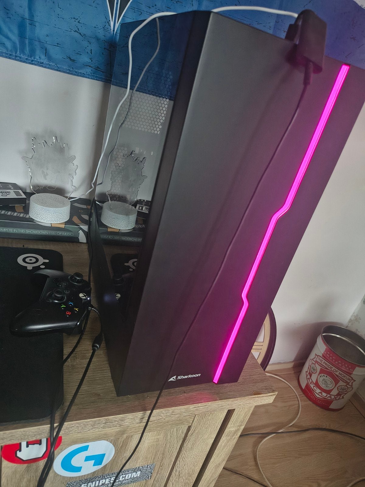 Sharkoon game pc + hele setup, Ophalen, Zo goed als nieuw