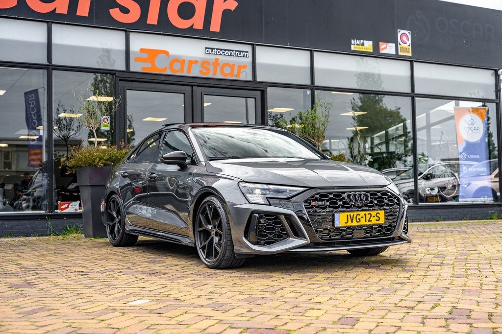 Audi A3 Limousine 2.5 TFSI RS 3 quattro|540PK|HGP Tunning|Pa, Auto's, Audi, Automaat, Gebruikt, RS3, Leder