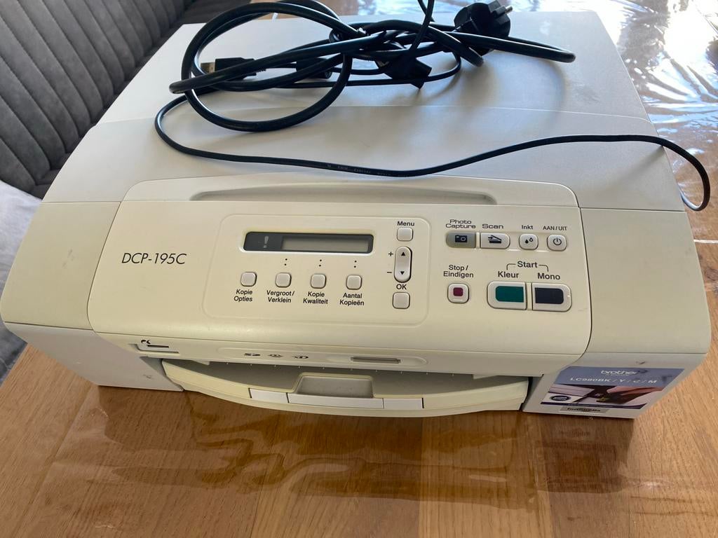 Brother DCP-195C All-in-one Inkjetprinter, Gebruikt, Inkjetprinter, All-in-one, Kleur printen