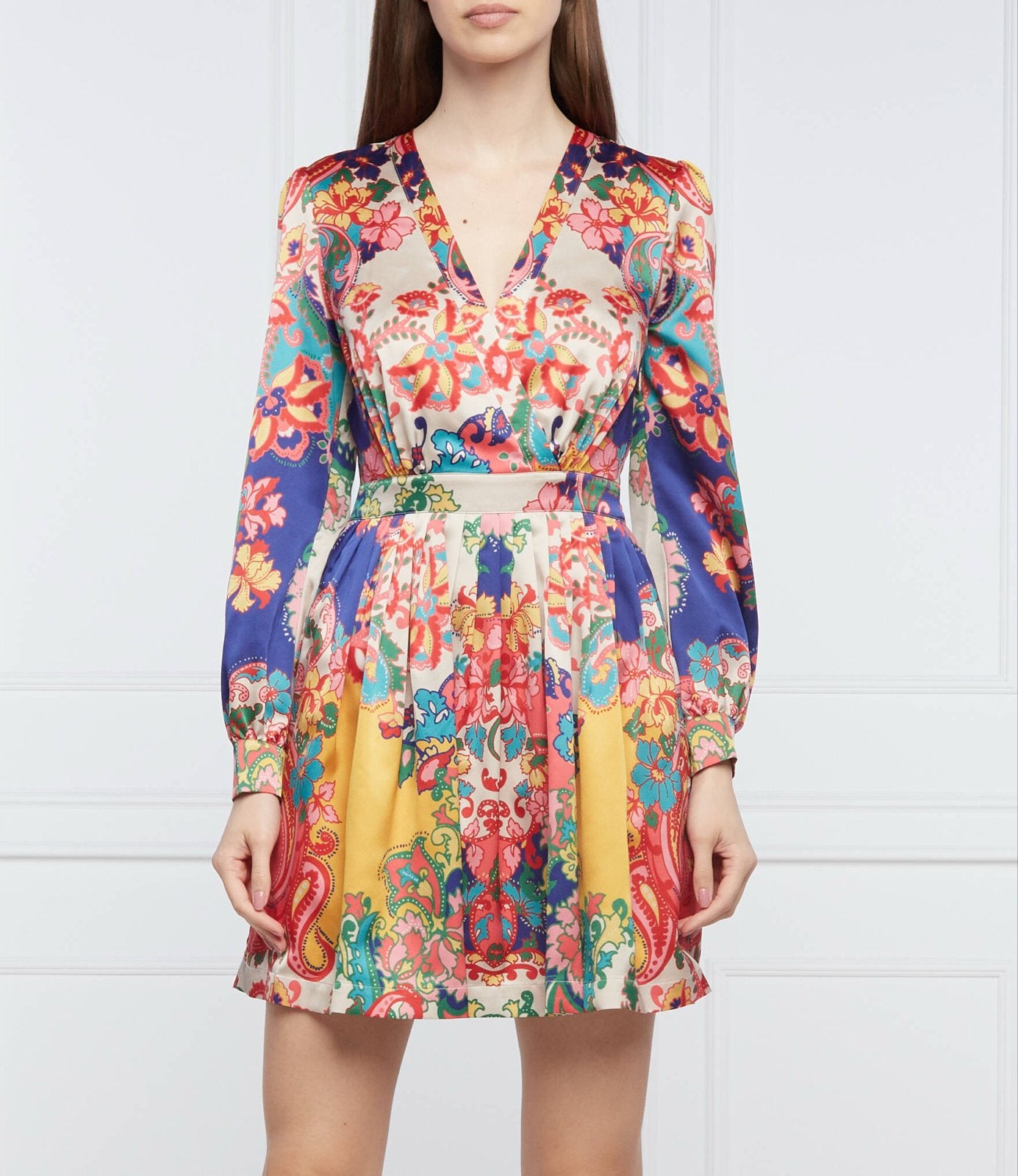 Nieuwe Marciano by Guess Blissful Paisley Jurk Maat IT 44, Meerkleurig, Maat 42/44 (L), Nieuw, Ophalen of Verzenden