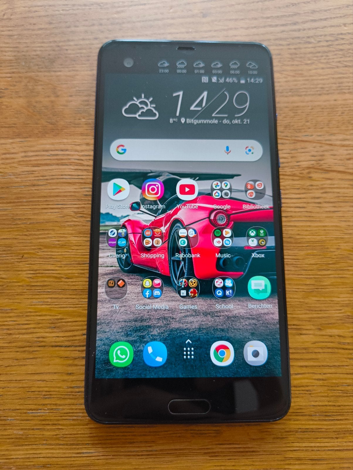 HTC U Ultra 64GB Blauw - Onbeschadigd en werkt nog perfect, Overige modellen, Ophalen of Verzenden, Zo goed als nieuw, Zonder simlock