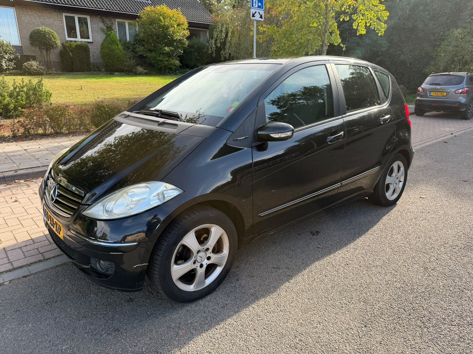 Mercedes-Benz A-Klasse 1.5 A160 5DRS 2007 Zwart, Voorwielaandrijving, 15 km/l, 1498 cc, Origineel Nederlands